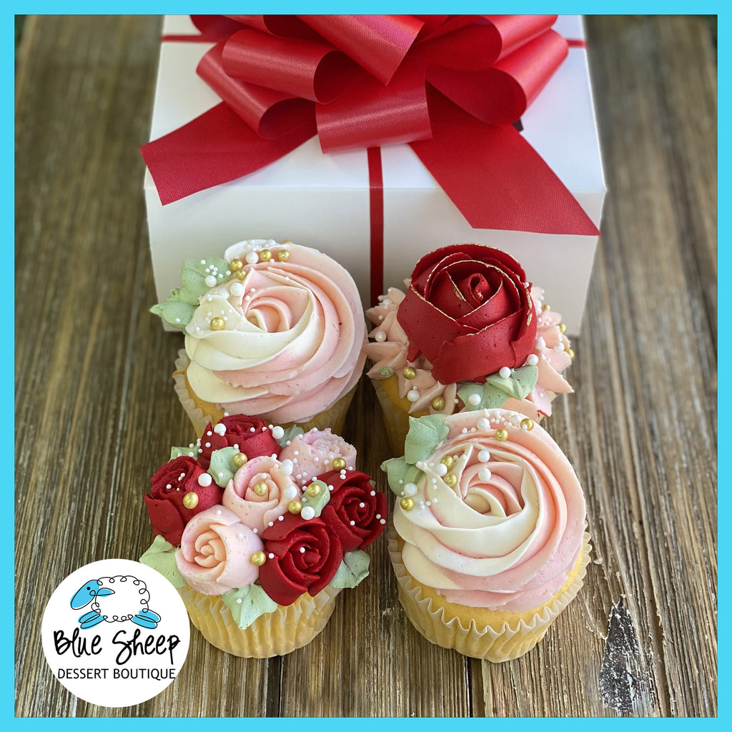 mini cupcake bouquet gift box