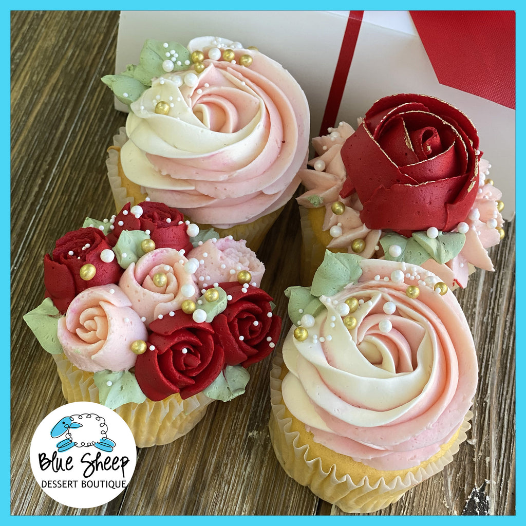 mini cupcake bouquet gift box