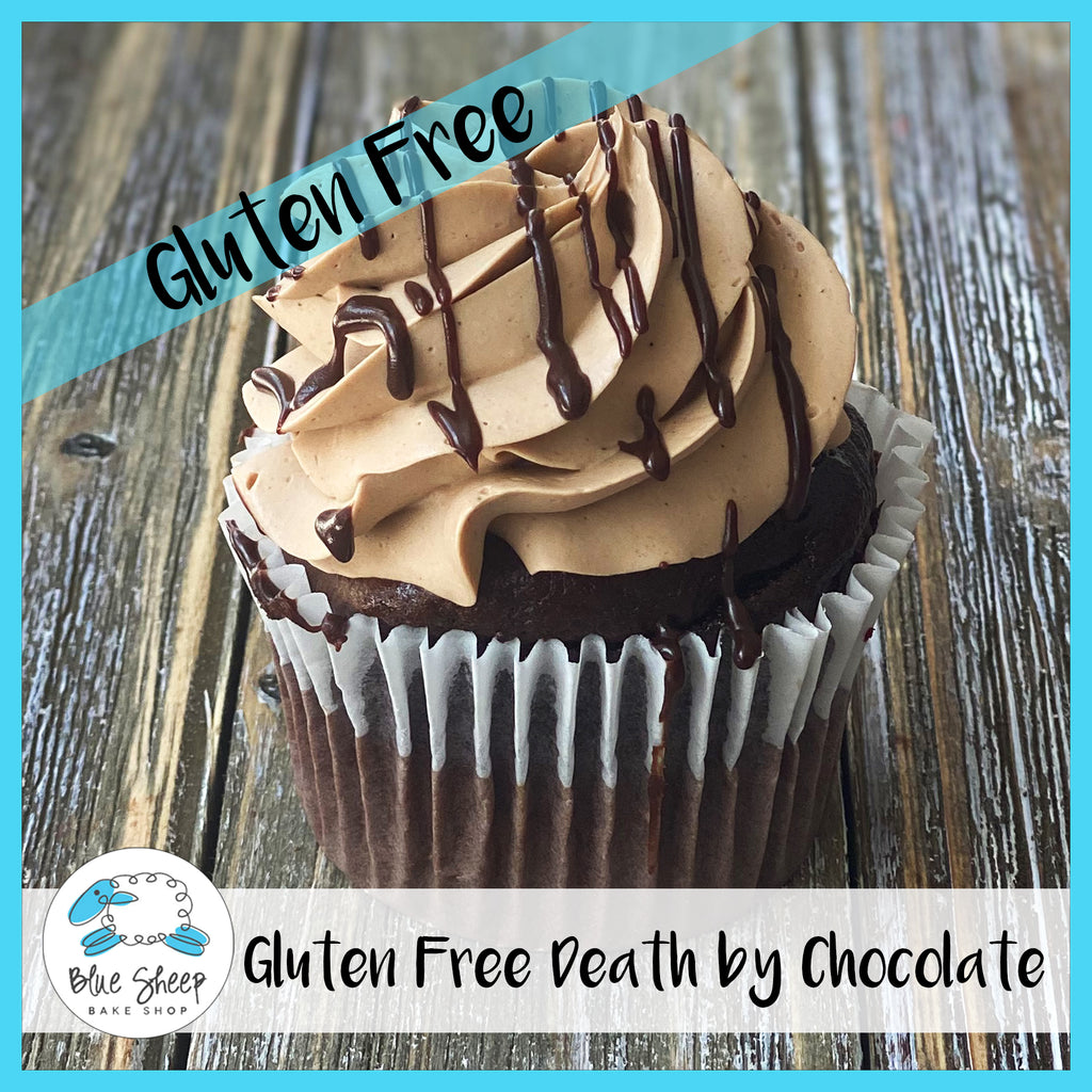 gluten free death by chocolate cupcake