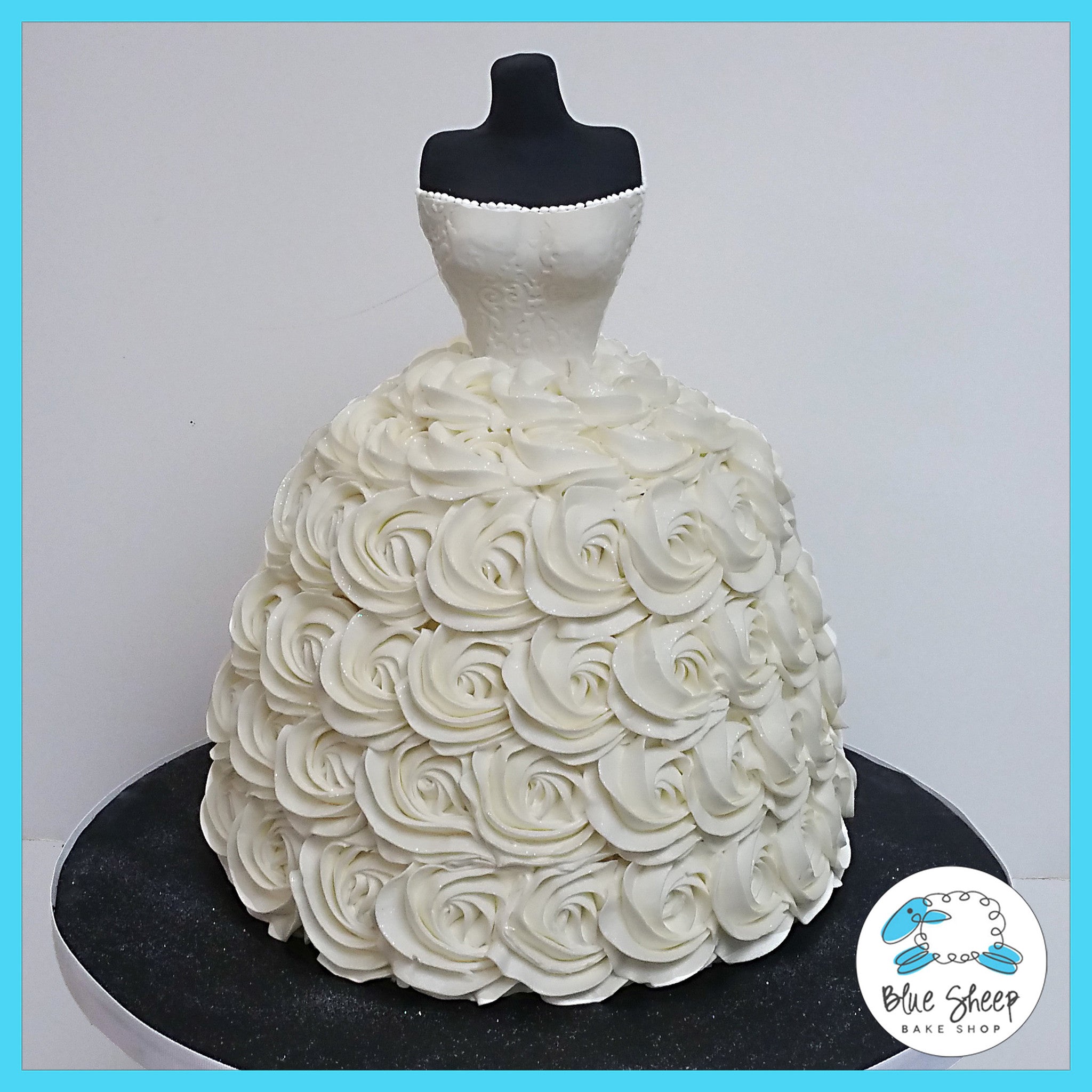 wedding dress cake designs Sculpted Wedding Cake Dress Cake