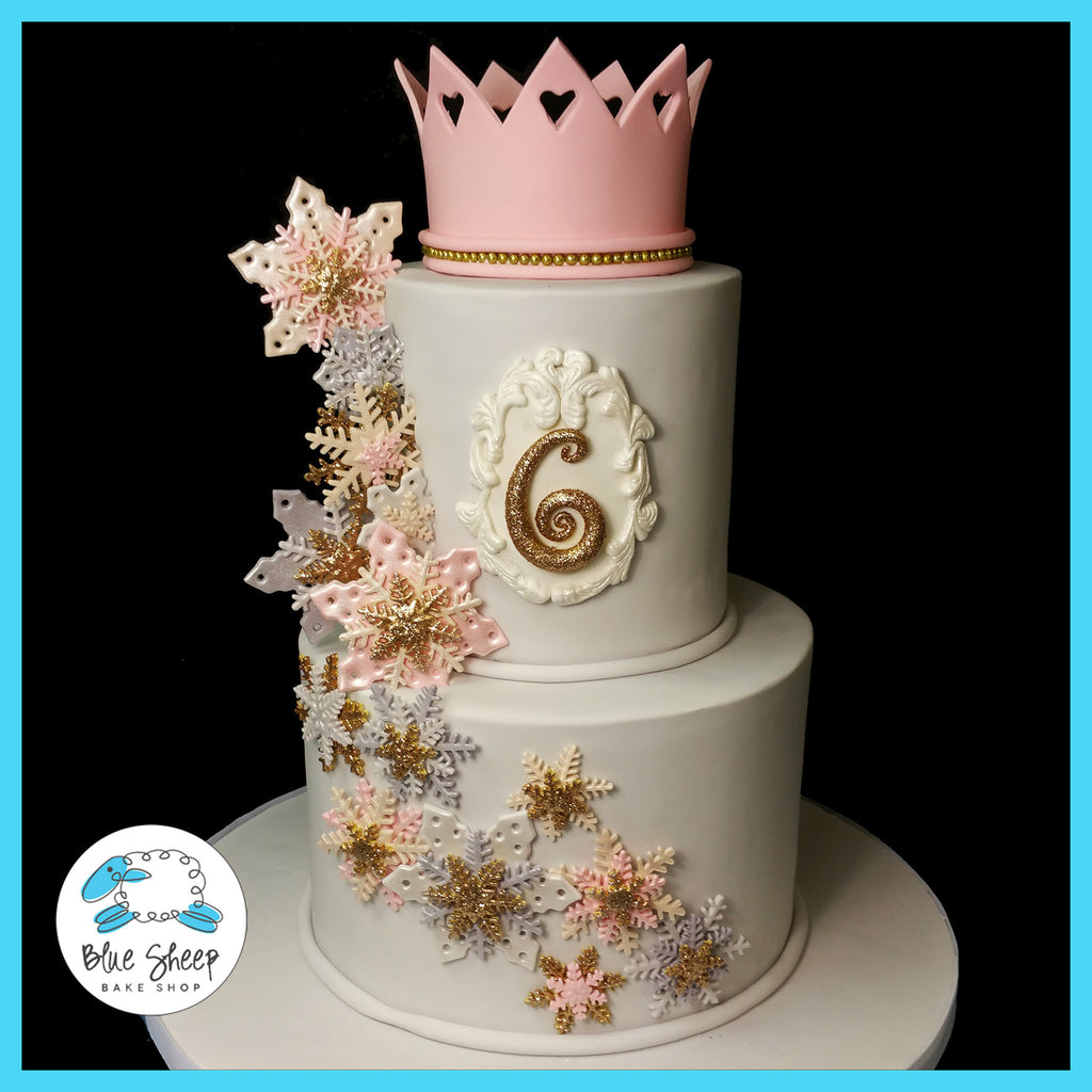 winter onderland birthday cake nj