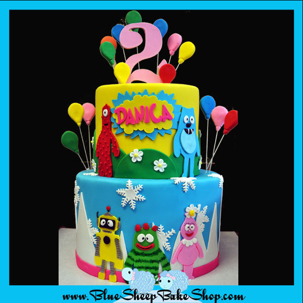 Yo Gabba Gabba 2nd Birthday Cake
