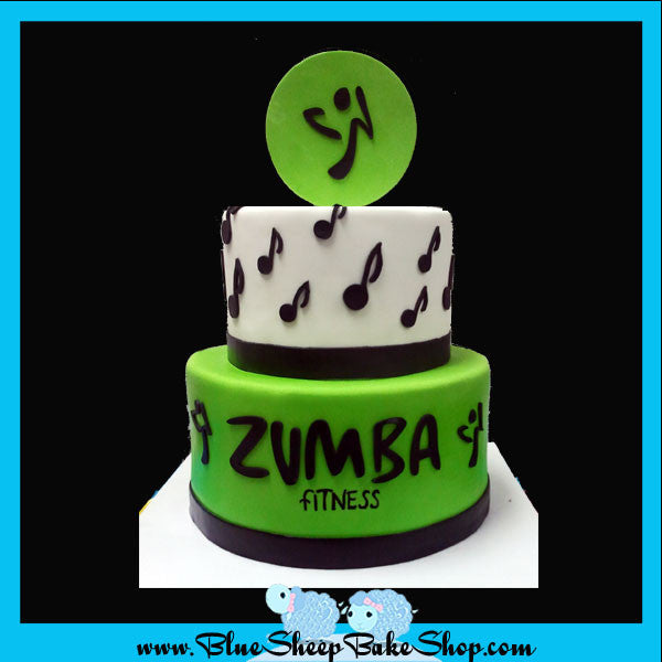 Custom Zumba Cake